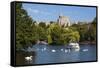 Windsor Castle and River Thames, Windsor, Berkshire, England, United Kingdom, Europe-Stuart Black-Framed Stretched Canvas