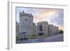 Windsor Castle and Statue of Queen Victoria at Sunrise, Windsor, Berkshire, England-Charlie Harding-Framed Photographic Print