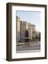 Windsor Castle and Statue of Queen Victoria at Sunrise, Windsor, Berkshire, England-Charlie Harding-Framed Photographic Print