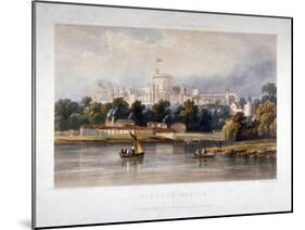 Windsor Castle, Berkshire, 1851-Thomas Picken-Mounted Giclee Print