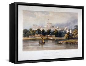 Windsor Castle, Berkshire, 1851-Thomas Picken-Framed Stretched Canvas