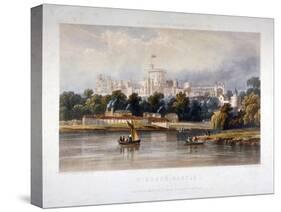 Windsor Castle, Berkshire, 1851-Thomas Picken-Stretched Canvas