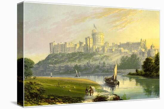 Windsor Castle, Berkshire, the Royal Residence, C1880-AF Lydon-Stretched Canvas