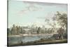 Windsor Castle, from across the Thames-Paul Sandby-Stretched Canvas