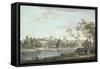 Windsor Castle, from across the Thames-Paul Sandby-Framed Stretched Canvas
