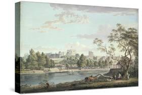 Windsor Castle, from across the Thames-Paul Sandby-Stretched Canvas