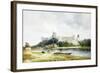 Windsor Castle from the Brocas Meadows, 1854-Alfred Vickers-Framed Giclee Print