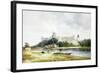 Windsor Castle from the Brocas Meadows, 1854-Alfred Vickers-Framed Giclee Print