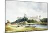 Windsor Castle from the Brocas Meadows, 1854-Alfred Vickers-Mounted Giclee Print