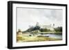 Windsor Castle from the Brocas Meadows, 1854-Alfred Vickers-Framed Giclee Print