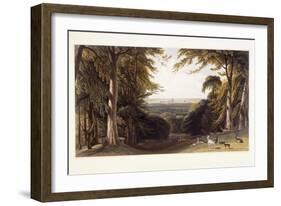 Windsor Castle from the Deer Park, C.1827-1829-William Daniell-Framed Giclee Print