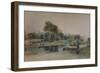 Windsor Castle from the Eton Play Ground, c1838-James Baker Pyne-Framed Giclee Print