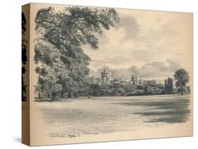 Windsor Castle from the Home Park, 1902-Thomas Robert Way-Stretched Canvas