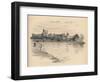 Windsor Castle from the River, 1902-Thomas Robert Way-Framed Giclee Print