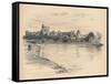 Windsor Castle from the River, 1902-Thomas Robert Way-Framed Stretched Canvas