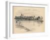 Windsor Castle from the River, 1902-Thomas Robert Way-Framed Giclee Print