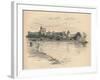 Windsor Castle from the River, 1902-Thomas Robert Way-Framed Giclee Print