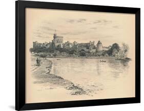 Windsor Castle from the River, 1902-Thomas Robert Way-Framed Giclee Print
