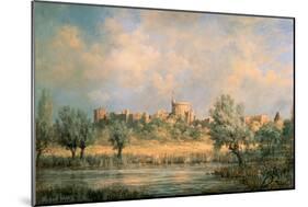 Windsor Castle: from the River Thames-Richard Willis-Mounted Giclee Print