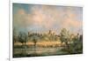 Windsor Castle: from the River Thames-Richard Willis-Framed Giclee Print