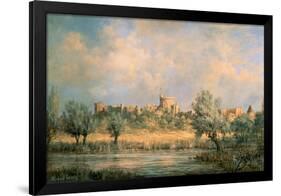 Windsor Castle: from the River Thames-Richard Willis-Framed Giclee Print