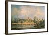 Windsor Castle: from the River Thames-Richard Willis-Framed Giclee Print