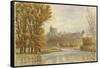 Windsor Castle from the Thames-null-Framed Stretched Canvas