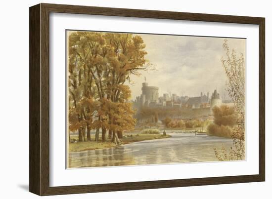 Windsor Castle from the Thames-null-Framed Giclee Print