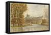 Windsor Castle from the Thames-null-Framed Stretched Canvas