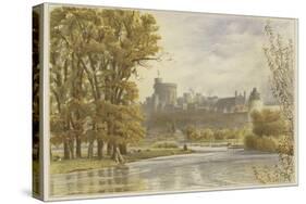 Windsor Castle from the Thames-null-Stretched Canvas