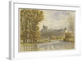 Windsor Castle from the Thames-null-Framed Giclee Print