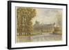 Windsor Castle from the Thames-null-Framed Giclee Print