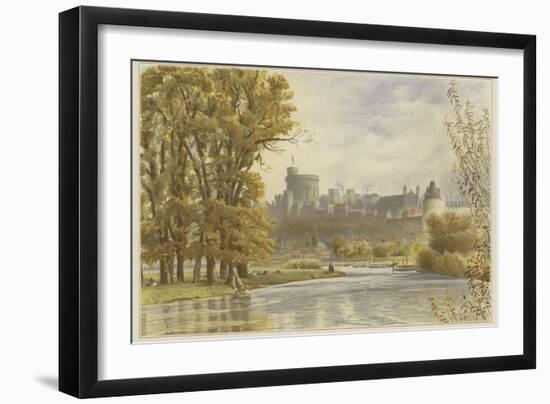 Windsor Castle from the Thames-null-Framed Giclee Print