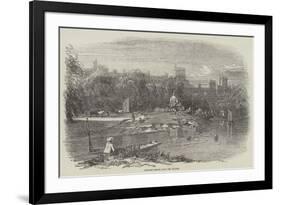 Windsor Castle, from the Thames-null-Framed Giclee Print