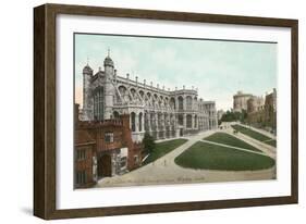 Windsor Castle Grounds-null-Framed Art Print