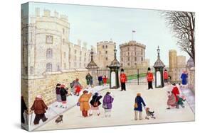 Windsor Castle Hill-Gillian Lawson-Stretched Canvas