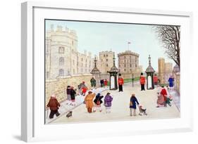 Windsor Castle Hill-Gillian Lawson-Framed Giclee Print