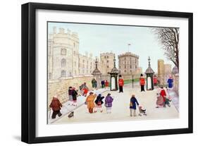 Windsor Castle Hill-Gillian Lawson-Framed Giclee Print