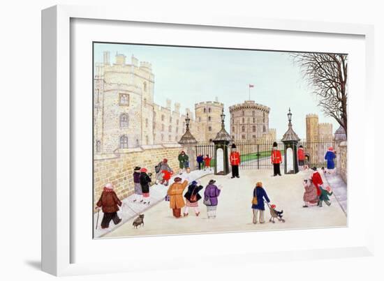 Windsor Castle Hill-Gillian Lawson-Framed Giclee Print