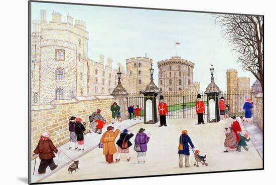 Windsor Castle Hill-Gillian Lawson-Mounted Giclee Print