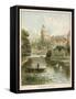 Windsor Castle, Seen across the River-null-Framed Stretched Canvas