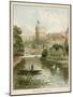 Windsor Castle, Seen across the River-null-Mounted Art Print