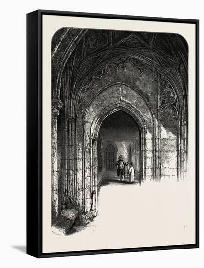 Windsor Castle: the Cloisters, UK-null-Framed Stretched Canvas