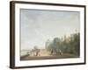 Windsor Castle: the North Terrace Looking East, with Elegant Figures, 1803-Paul Sandby-Framed Giclee Print