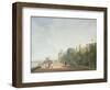 Windsor Castle: the North Terrace Looking East, with Elegant Figures, 1803-Paul Sandby-Framed Giclee Print