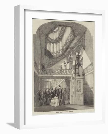 Windsor Castle, the Private Staircase-null-Framed Giclee Print