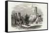 Windsor Castle - the Round Tower, from The Illustrated London News, 26th September 1846-null-Framed Stretched Canvas