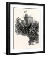 Windsor Castle, the Round Tower, UK-null-Framed Giclee Print