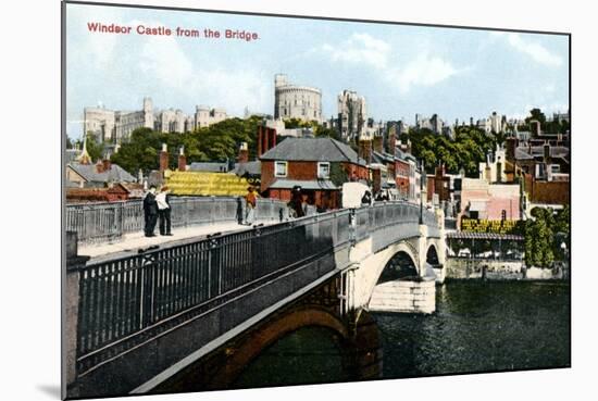 Windsor Castle, Windsor, Berkshire, Early 20th Century-null-Mounted Giclee Print