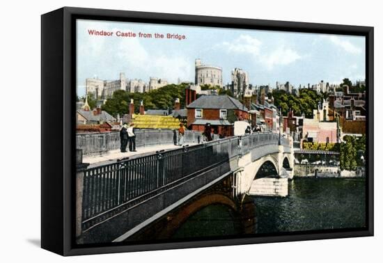 Windsor Castle, Windsor, Berkshire, Early 20th Century-null-Framed Stretched Canvas